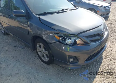 2011 Toyota Corolla S from USA, damaged, VIN 2T1BU4EE4BC598014